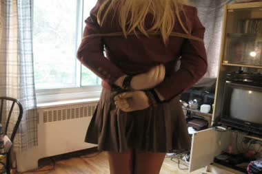 Fetish Trans - Female Masked College Gurl Then Bondage